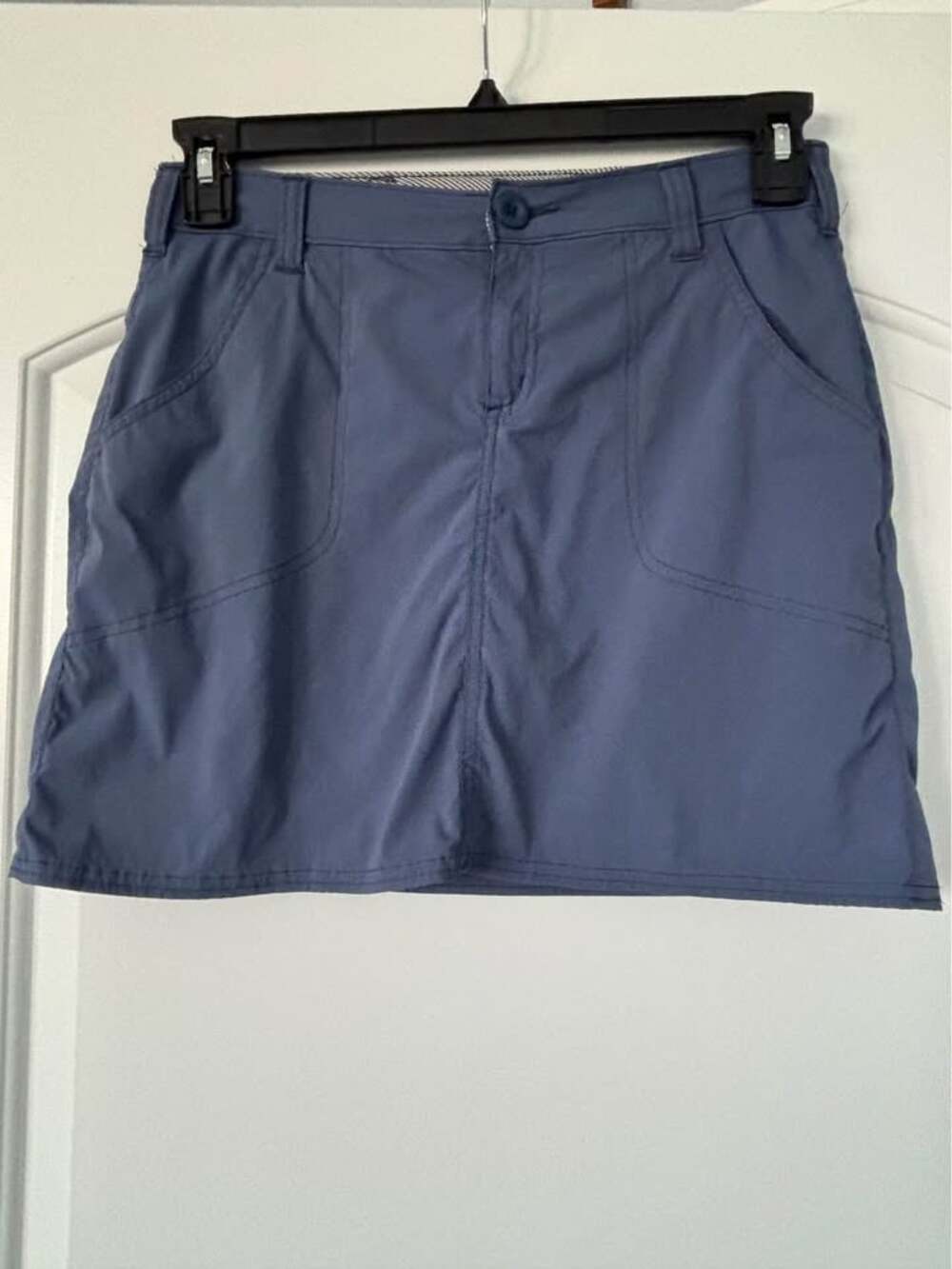 World Wide Sportsman Women's Fishing Skort Size 4 Blue Active Hiking Skirt